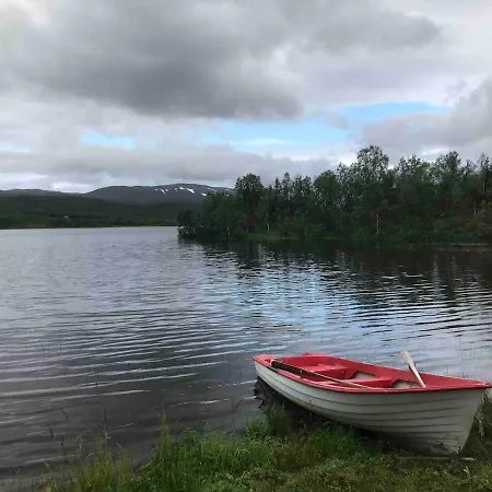 Peace And Quiet, By The Lake, With Boat Gibostad